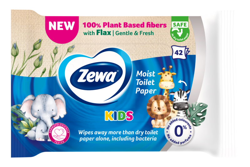 Zewa Moist Kids