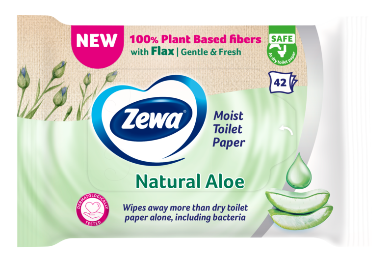 Zewa Natural Aloe nedves toalettpapír