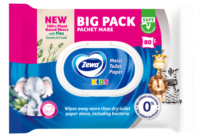 Zewa Moist Kids