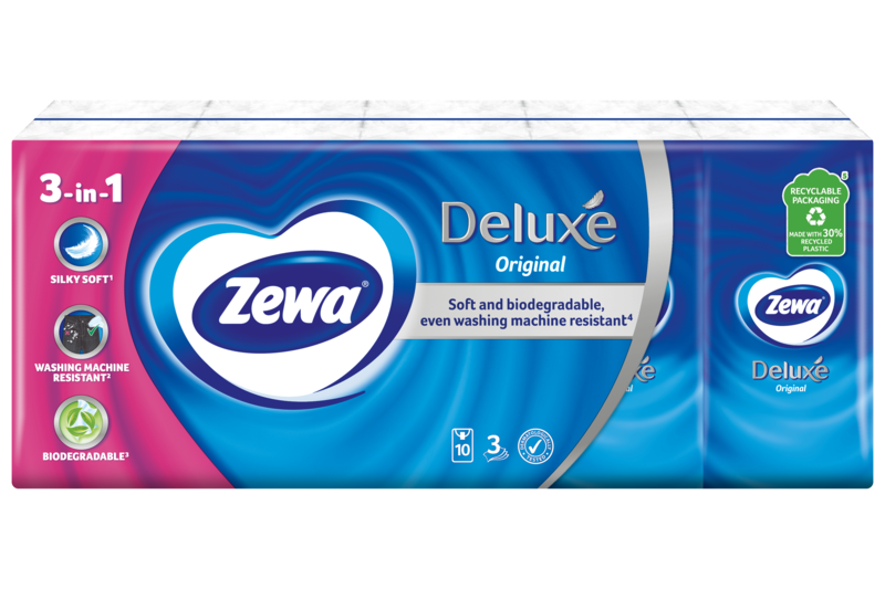 Zewa Deluxe Original papír zsebkendő