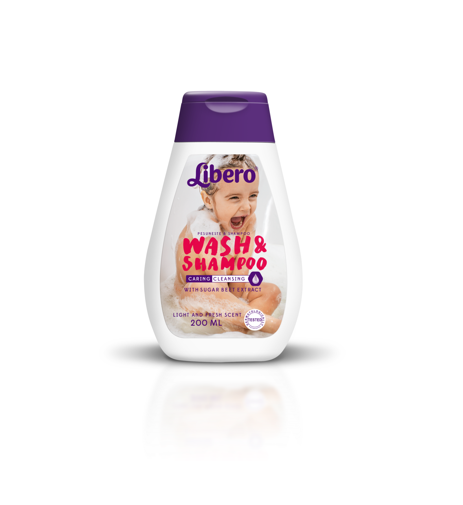 Wash and shampoo for children - 200 ml - Libero