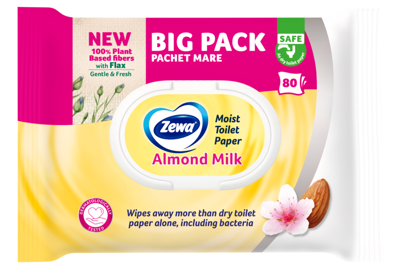 Zewa Moist Almond Milk