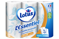 Lotus Essuie-tout L'€ssentiel Décoré demi-feuille