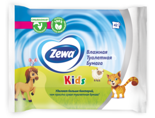 Zewa Влажная туалетная бумага  Детская