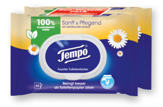 Tempo Feuchte Toilettentücher sanft&pflegend